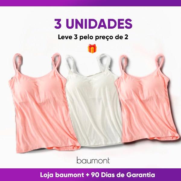 Kit 3 Blusinhas com Alças Ajustáveis