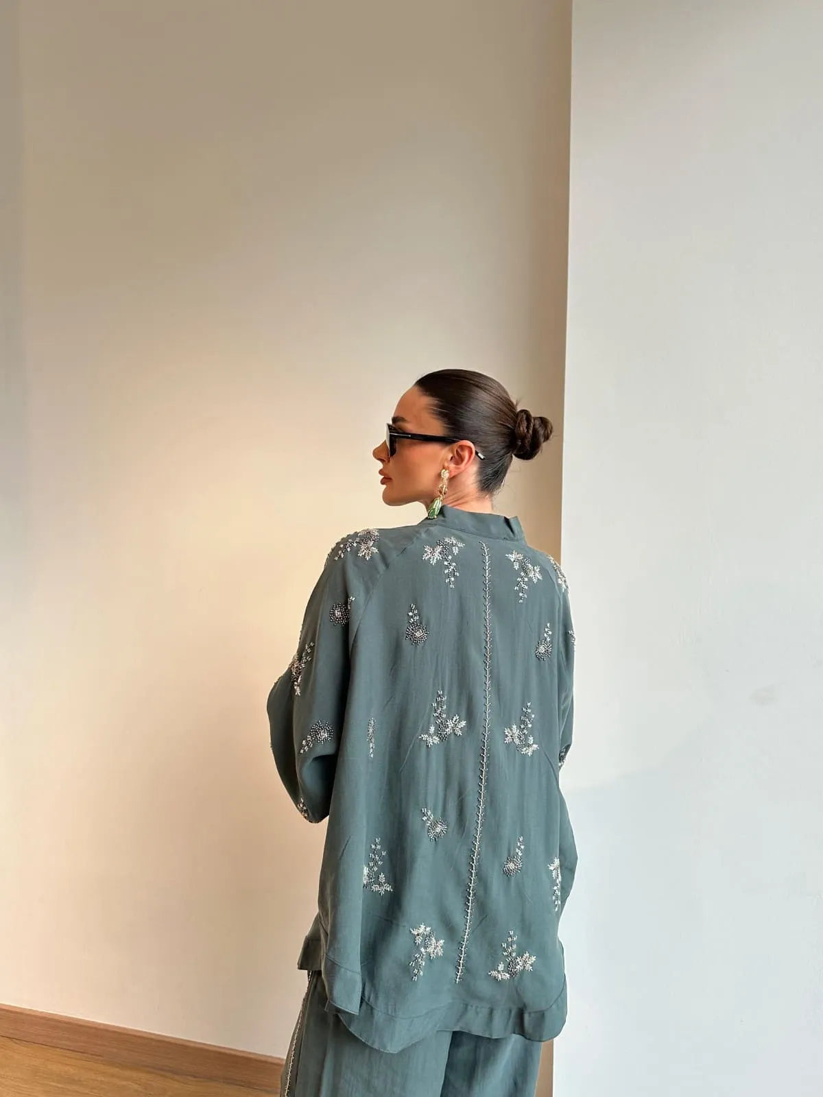 Conjunto Calça e Camisa Aurora Bordada