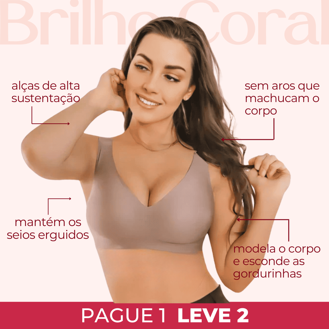 Sutiã Modelador Lux Comfort 
Sutiã Sem Costura
Sutiã Lux
Sutiã Modelador